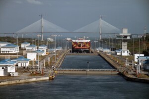 Ship in the Panama Canal