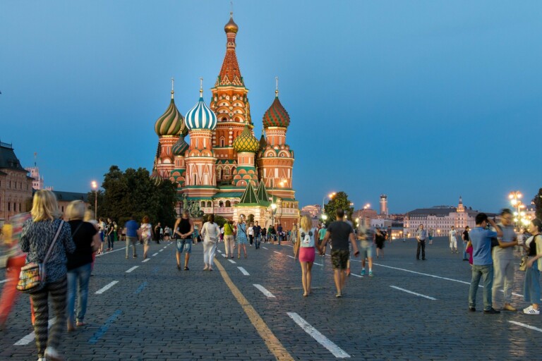 Russia plaza in Moscow