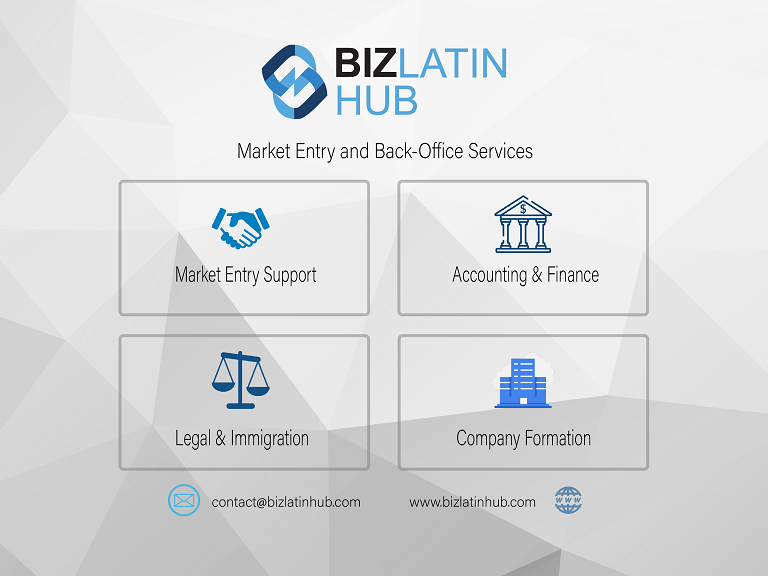 Infographic: Biz Latin Hub legal and accounting services support business between Paraguay and Argentina