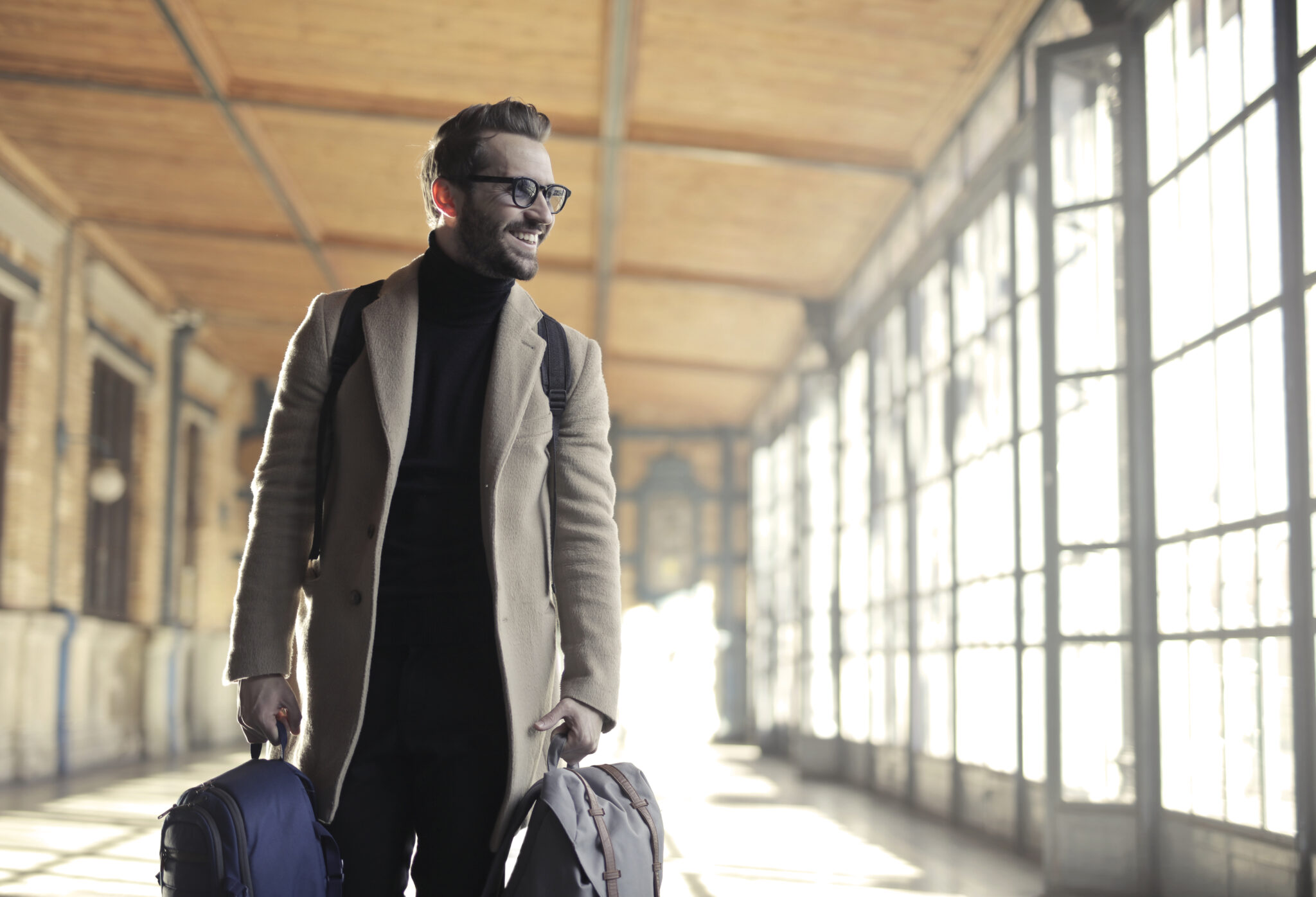 Man traveling in Mexico after obtaining his business visa. 