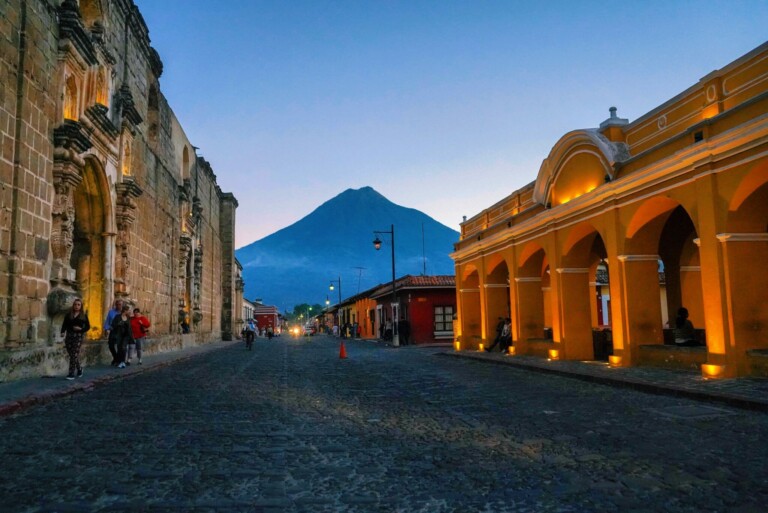 Old buildings encouraging the idea of buying property in Guatemala