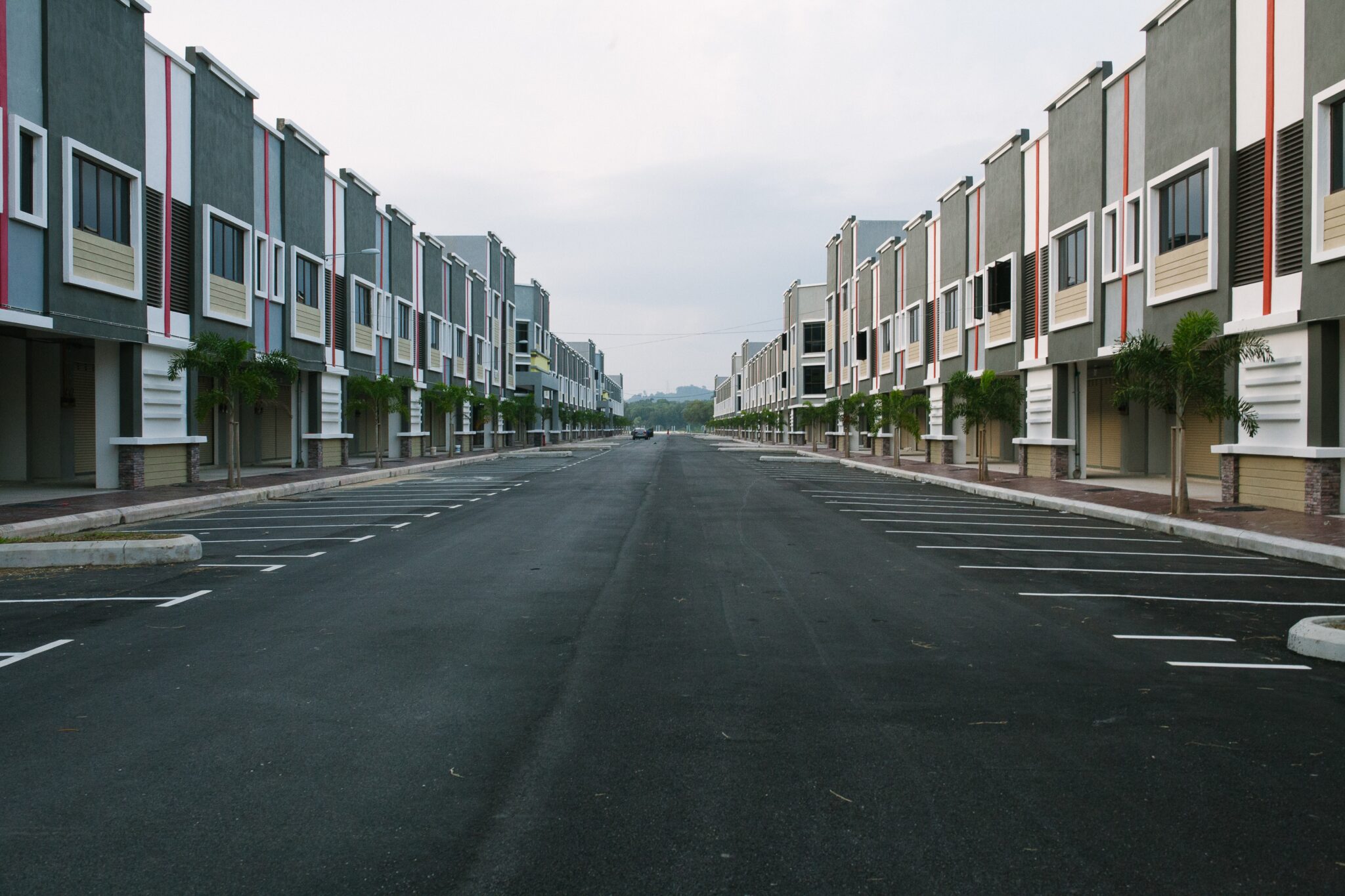 Residential houses in Uruguay.