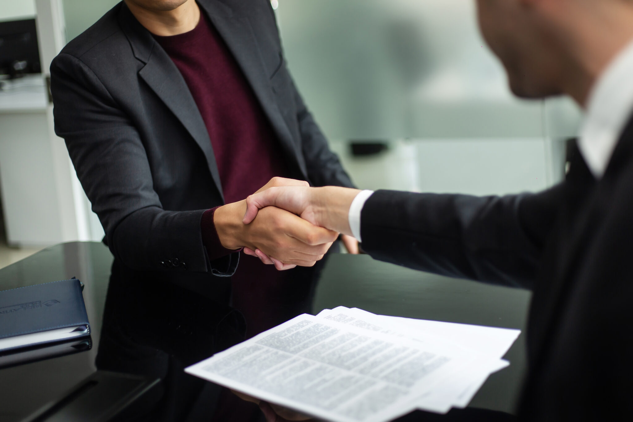 A BLH stock image of a handshake, representing us helping investors obtain a Panama Friendly Nations Visa