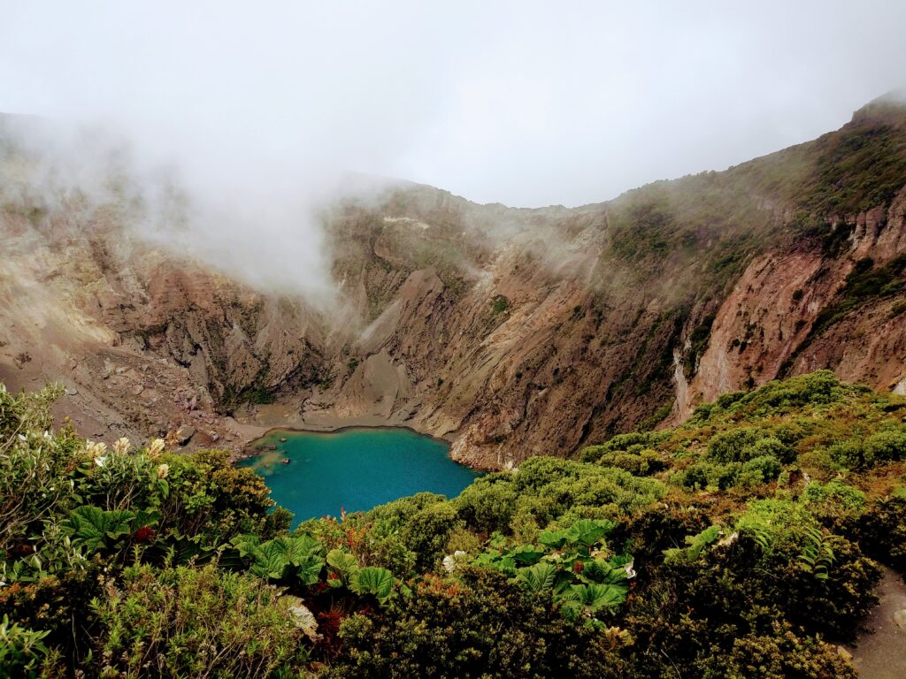 Volcan Irazu National Park, Cartago Province, Costa Rica. The government in Costa Rica is promoting green tech and innovation