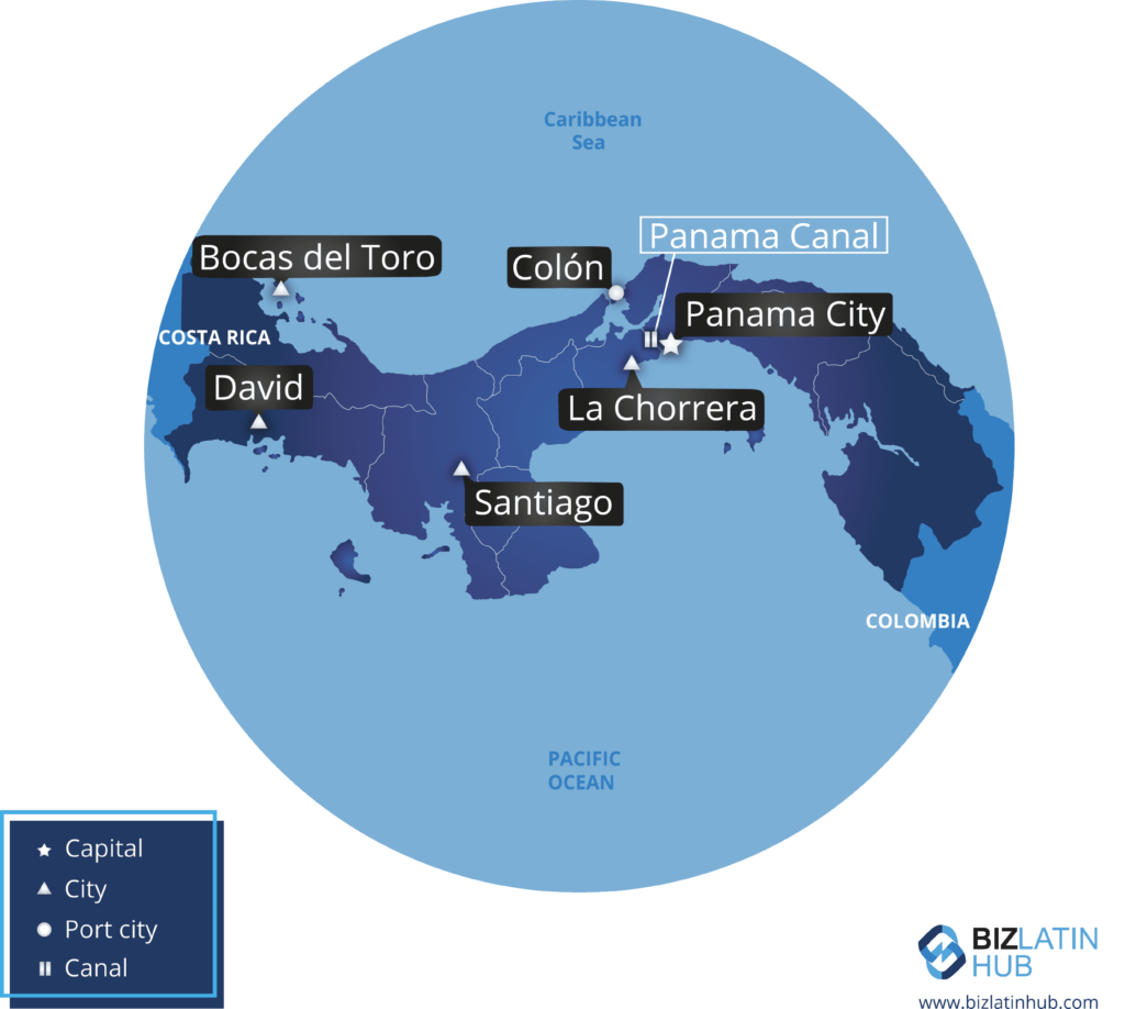 Panama and its main cities. Doing business in Panama.