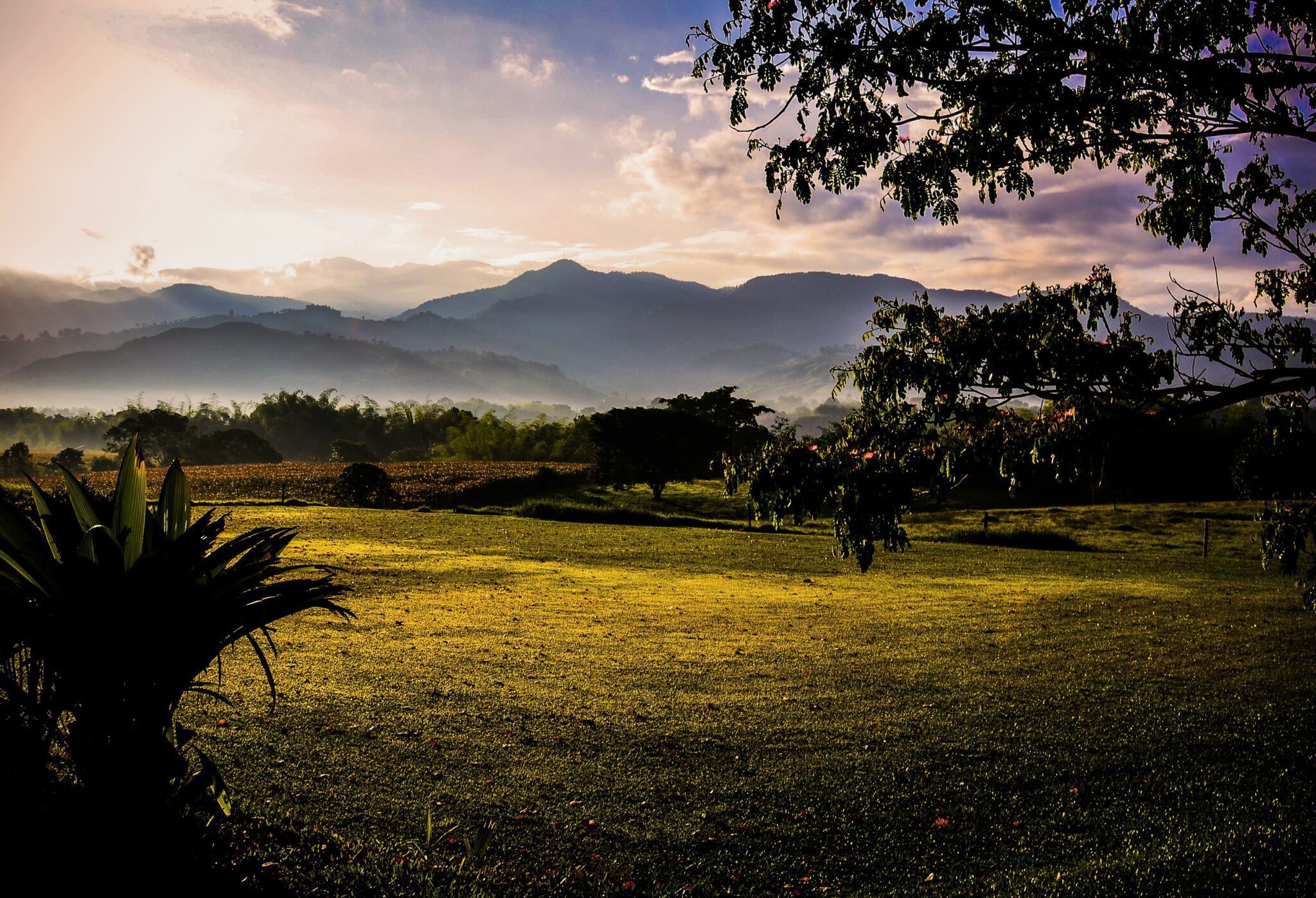 Foto de archivo de una zona rural de Colombia para acompañar un artículo sobre exportaciones agrícolas.