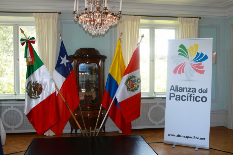 A photo taken from the Facebook account of the Pacific Alliance