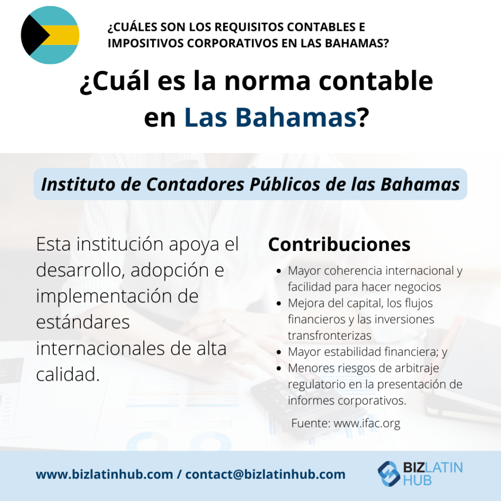 ¿Cuál es la norma contable en Las Bahamas? 